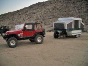 Pull A Pop Up Camper With A Jeep Wrangler