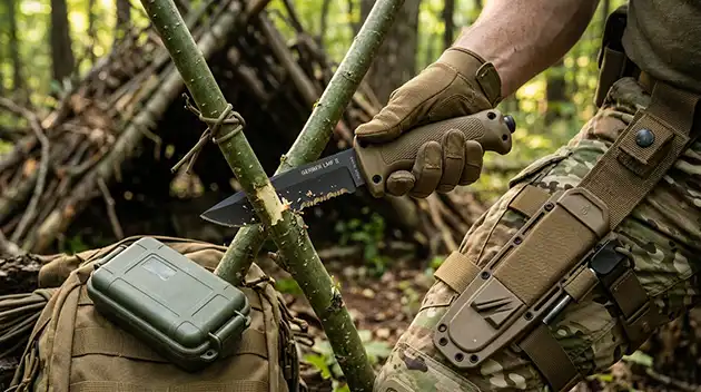 Gerber LMF 2 Knife in a real-world scenario