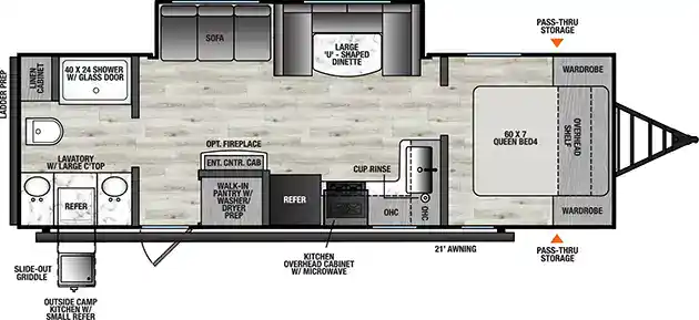 2026-25RB travel trailer by coachmen