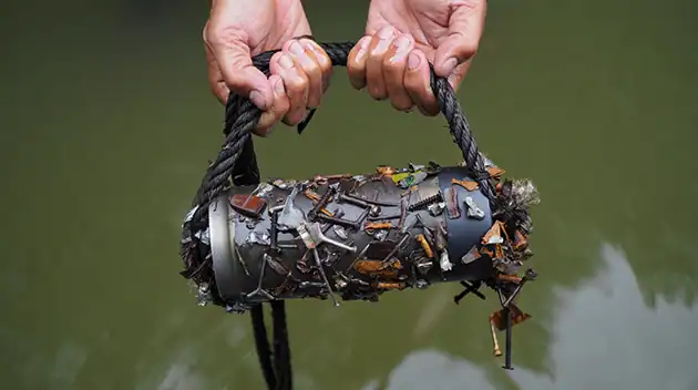 heavy tube magnet fishing