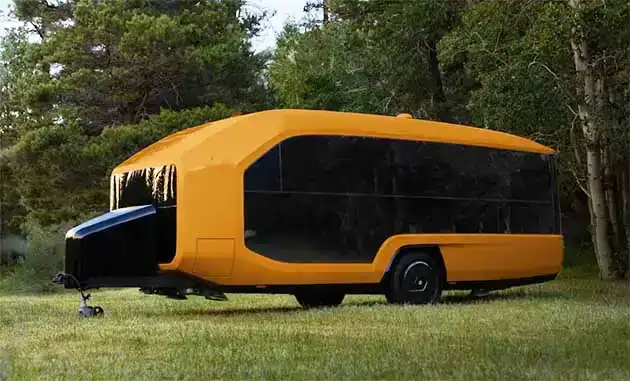 pebble-flow travel trailer