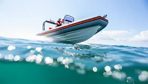 inflatable boat v hull center console