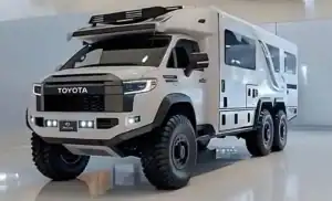 White Toyota Hikecruze